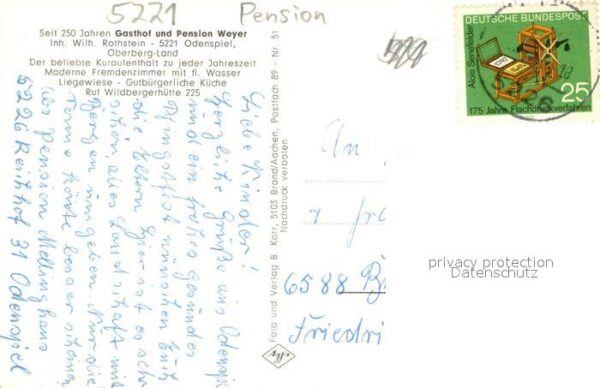 Odenspiel Pension Rothstein Elbachtal – Bild 2