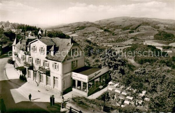 Lindenfels Odenwald Kaffee-Terrassenrestaurant Kurhotel Auguste Viktoria Aussena