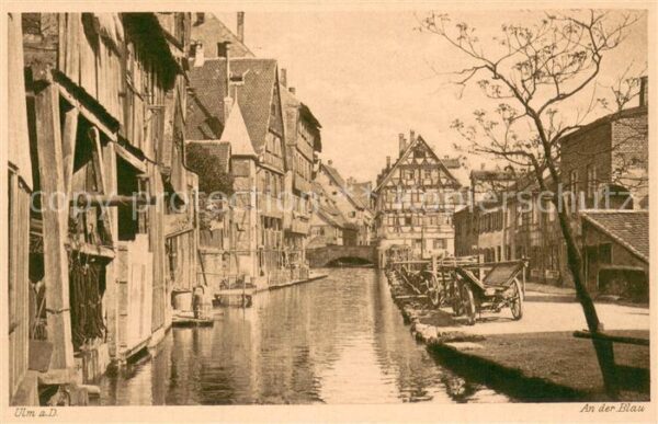 Verlag Tucks Ulm a.D. Nr.1516 An der Blau