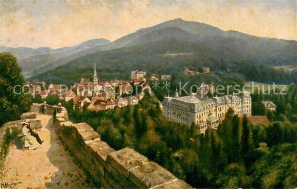 Kuenstlerkarte H.Hoffmann Badenweiler