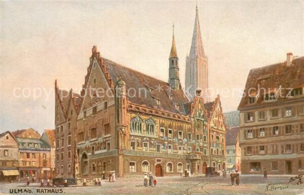 Verlag Tucks Oilette Nr. Nr.2007 Ulm a.Donau Rathaus