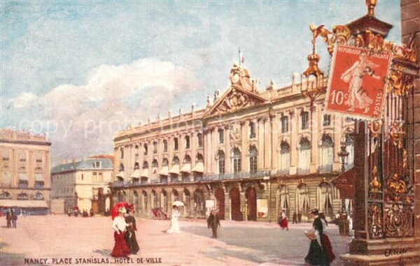 Verlag Tucks Oilette Nr. Nr.8 Nancy Place Stanislas