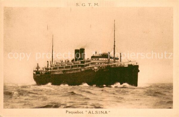 Dampfer Oceanliner ALSINA