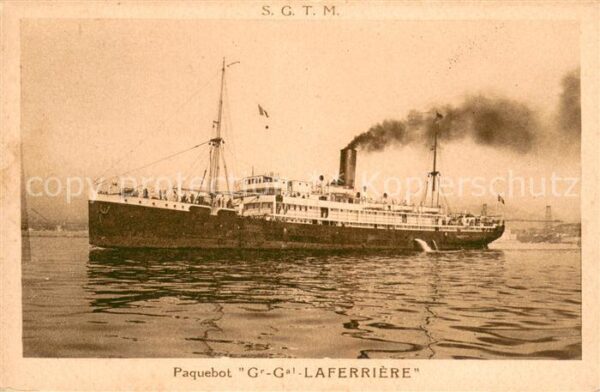 Dampfer Oceanliner S.G.T.M. LAFERRIERE