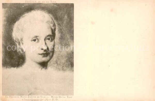 Adel Sachsen La Dauphine Marie Josephe de Saxe