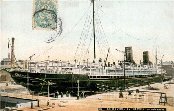 Dampfer Oceanliner LE HAVRE La SAVOIE