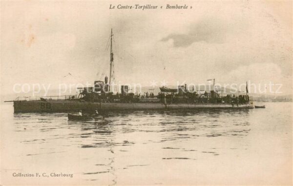 Dampfer Oceanliner Bombarde