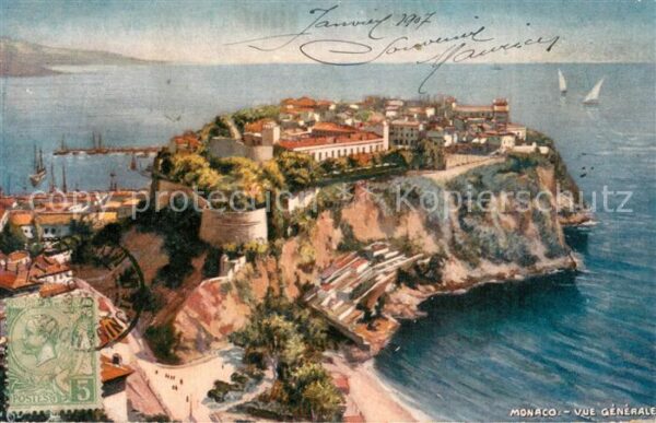 Verlag Tucks Oilette Nr. NR.19 MONACO