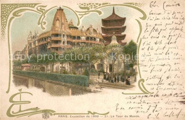 Exposition Universelle Paris 1900 Le Tour du Monde