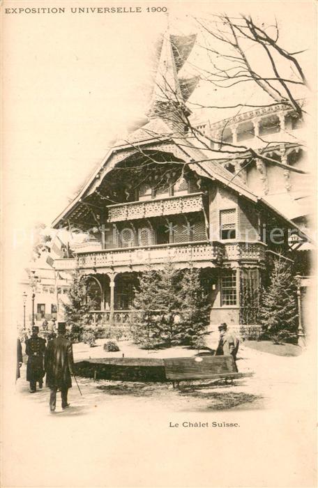 Exposition Universelle Paris 1900 Le Chalet Suisse