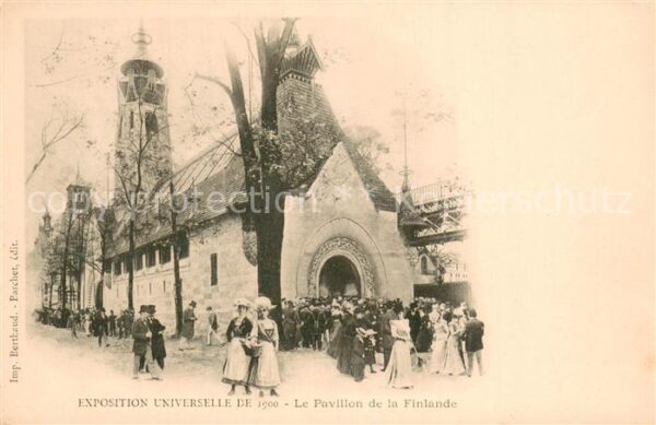 Exposition Universelle Paris 1900 Le Pavillon de la Finland