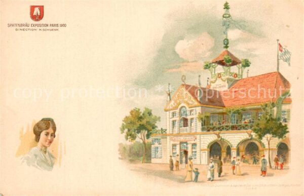 Exposition Universelle Paris 1900 Direktion H.Schienk