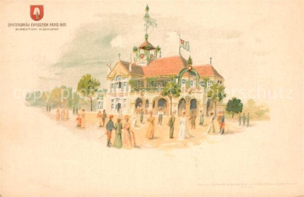 Exposition Universelle Paris 1900 Direktion M.Schlenk