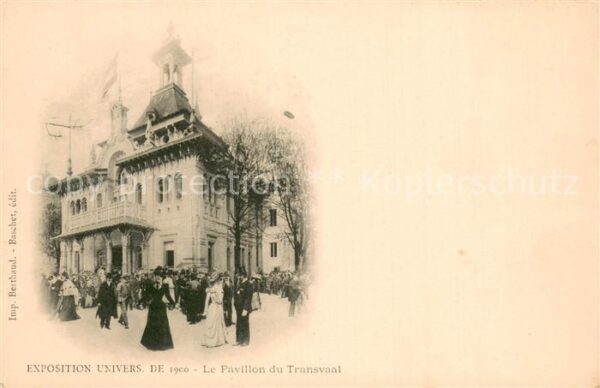Exposition Universelle Paris 1900 Le Pavillon du Transvaal