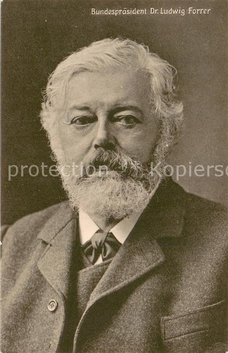 Persoenlichkeiten Bundespraesident Dr. Ludwig Forrer