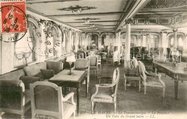 Dampfer Oceanliner LL.Nr.151 LE HAVRE La Provence