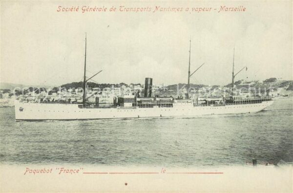 Dampfer Oceanliner France Marseile