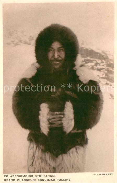 Eskimos Inuit Polareskimos Storfanger