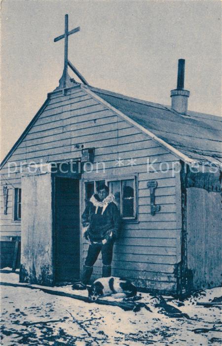 Eskimos Inuit Chapelle en Alaska