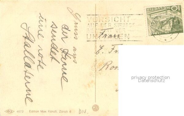 Verlag Kuenzli Zuerich Nr. 4672 Katzen musikanten – Bild 2