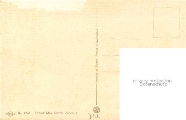 Verlag Kuenzli Zuerich Nr. Nr.4740 Katzen und zug – Bild 2