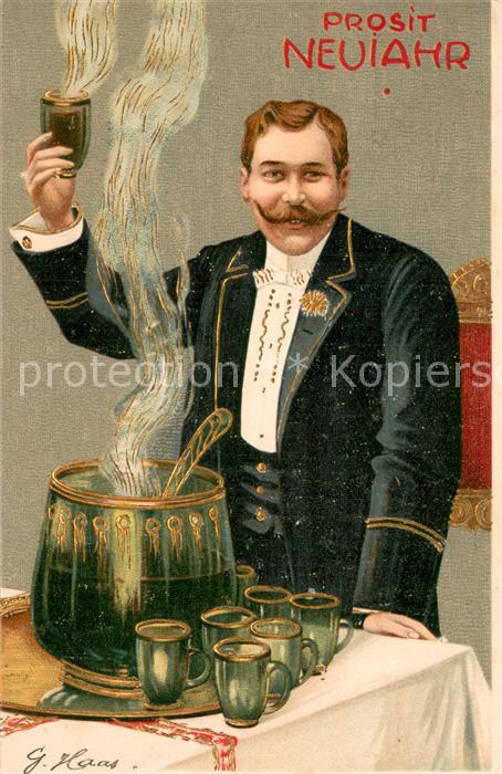 Neujahr Erika Nr.1645 Neujahr Prosit