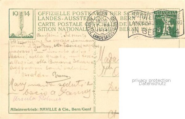 Expositions Landesaustellung Bern  Flora Brunnen und Hospes – Bild 2