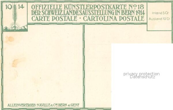 Landesausstellung Bern 1914 Kirche – Bild 2