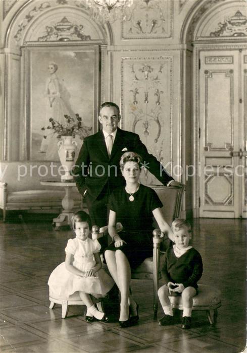 Adel Le Prince Rainier III La Princesse Grace  Le Prince Albert La Princesse Car