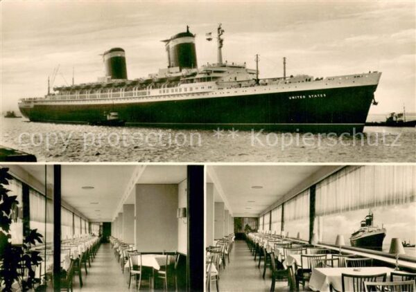 Dampfer Oceanliner Unioted States Lines M.S. L.H.B.579