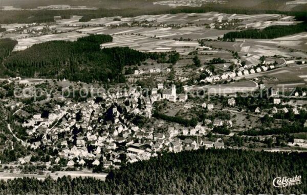 Altensteig Schwarzwald Fliegeraufnahme