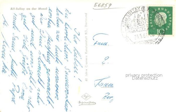 Alf Bullay Mosel Zugbruecke Mosel – Bild 2