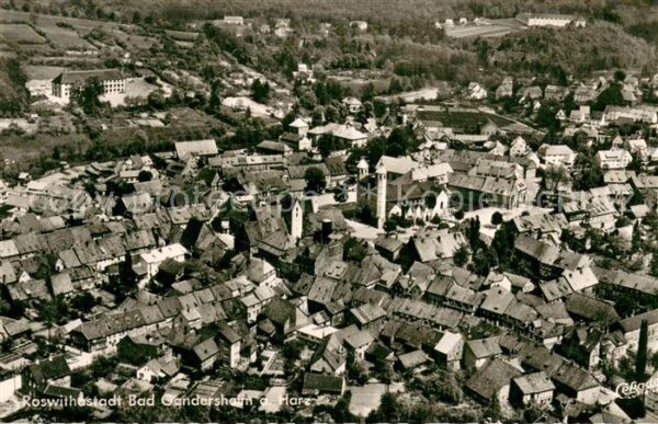 Bad Gandersheim Fliegeraufnahme Gesamtansicht