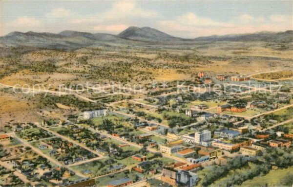 Silver City New Mexico Fliegeraufnahme Old silver City