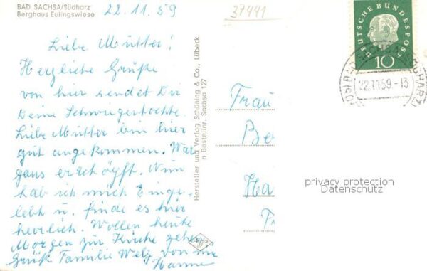 Bad Sachsa Harz Berghaus Eulingswiese Fachwerkstil – Bild 2