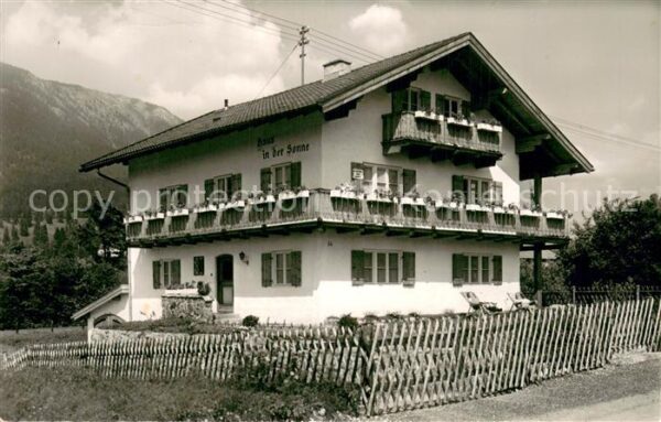 Garmisch-Partenkirchen Haus in der Sonne Aussenansicht