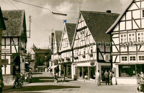 Waldeck  Edersee Dorfkern Fachwerkhaeuser