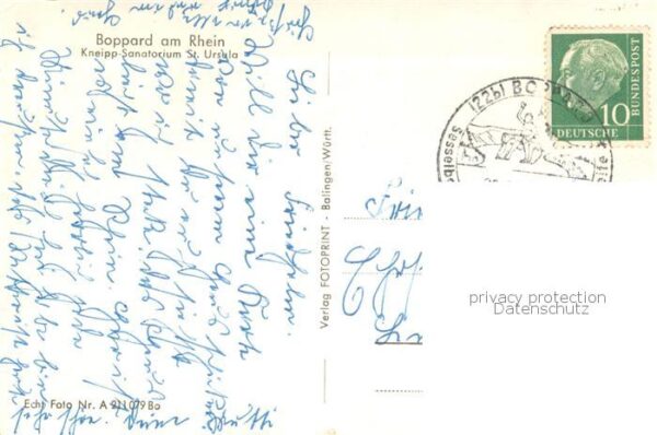 Boppard Rhein Kneipp-Sanatorium St. Ursula – Bild 2