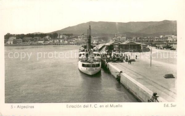 Algeciras Andalucia Estacion del F.C. en el Muelle