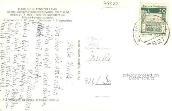 Guendelwangen Fliegeraufnahme Gasthof-Pension Lamm – Bild 2