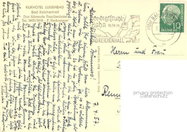 Bad Reichenhall Kur-Hotel Luisenbas Aussenansicht – Bild 2