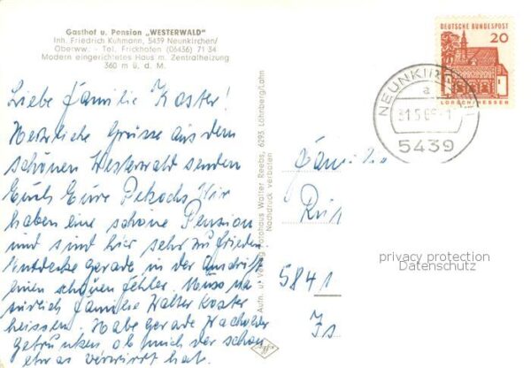 Neunkirchen Westerwald Gasthof-Pension Westerwald Teilansichten – Bild 2