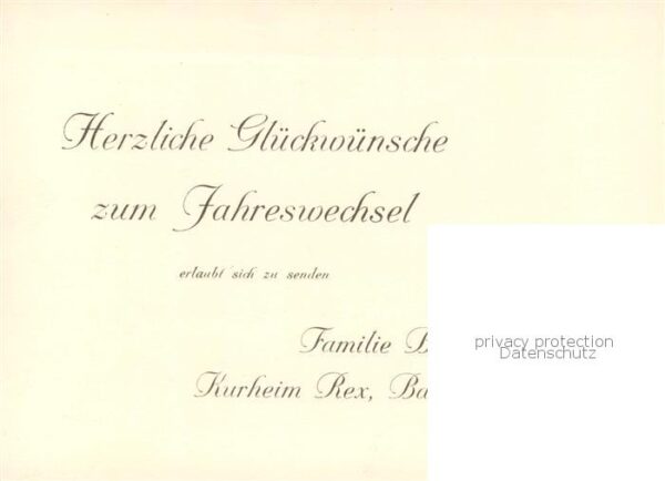 Bad Wiessee Kurheim Rex Aussenansicht Winter Schnee Gruss-Karte – Bild 2