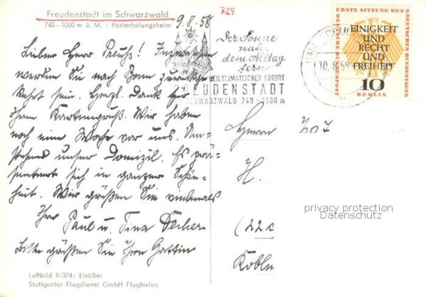 Freudenstadt Fliegeraufnahme Posterholungsheim – Bild 2