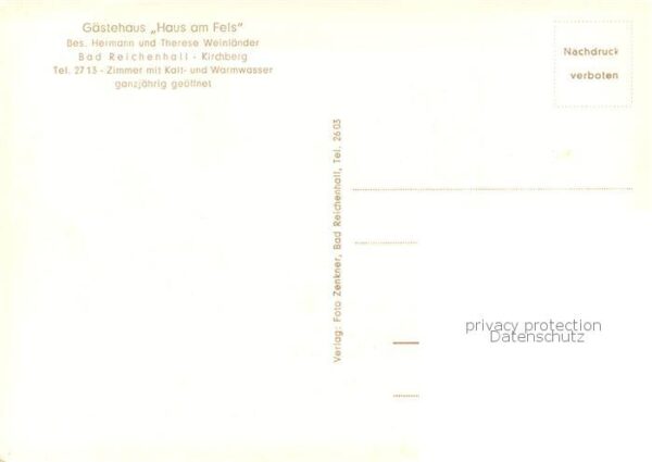 Bad Reichenhall Gaestehaus Haus am Fels Aussenansicht – Bild 2