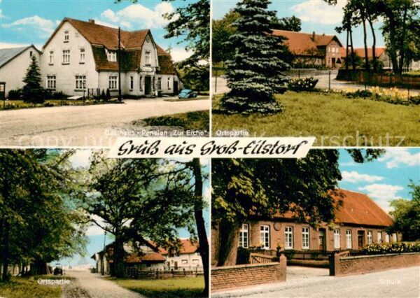 Gross Eilstorf Gasthaus-Pension Zur Eiche Ortspartie Schule
