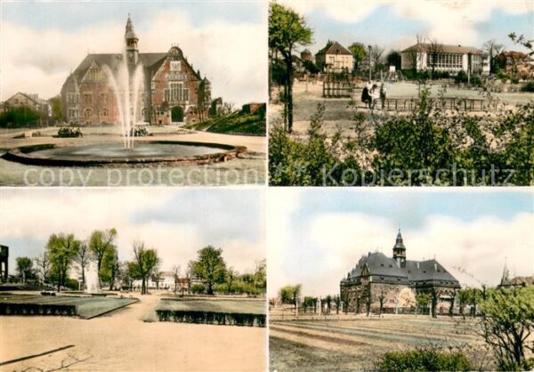 Dillingen Saar Rund ums Rathaus Springbrunnen