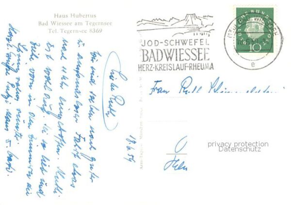 Bad Wiessee Fliegeraufnahme Haus Hubertus – Bild 2