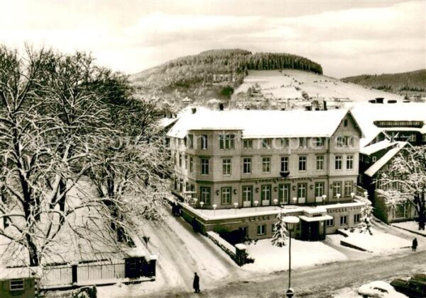 Goslar Hotel Schwarzer Adler Winter Schnee