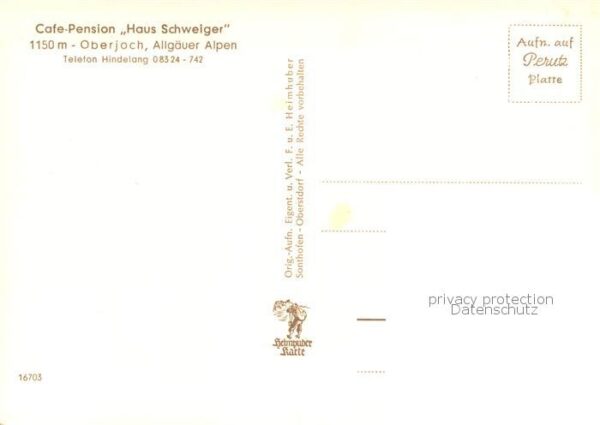 Oberjoch Cafe-Pension Haus Schweiger Aussenansicht – Bild 2